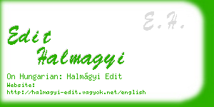 edit halmagyi business card